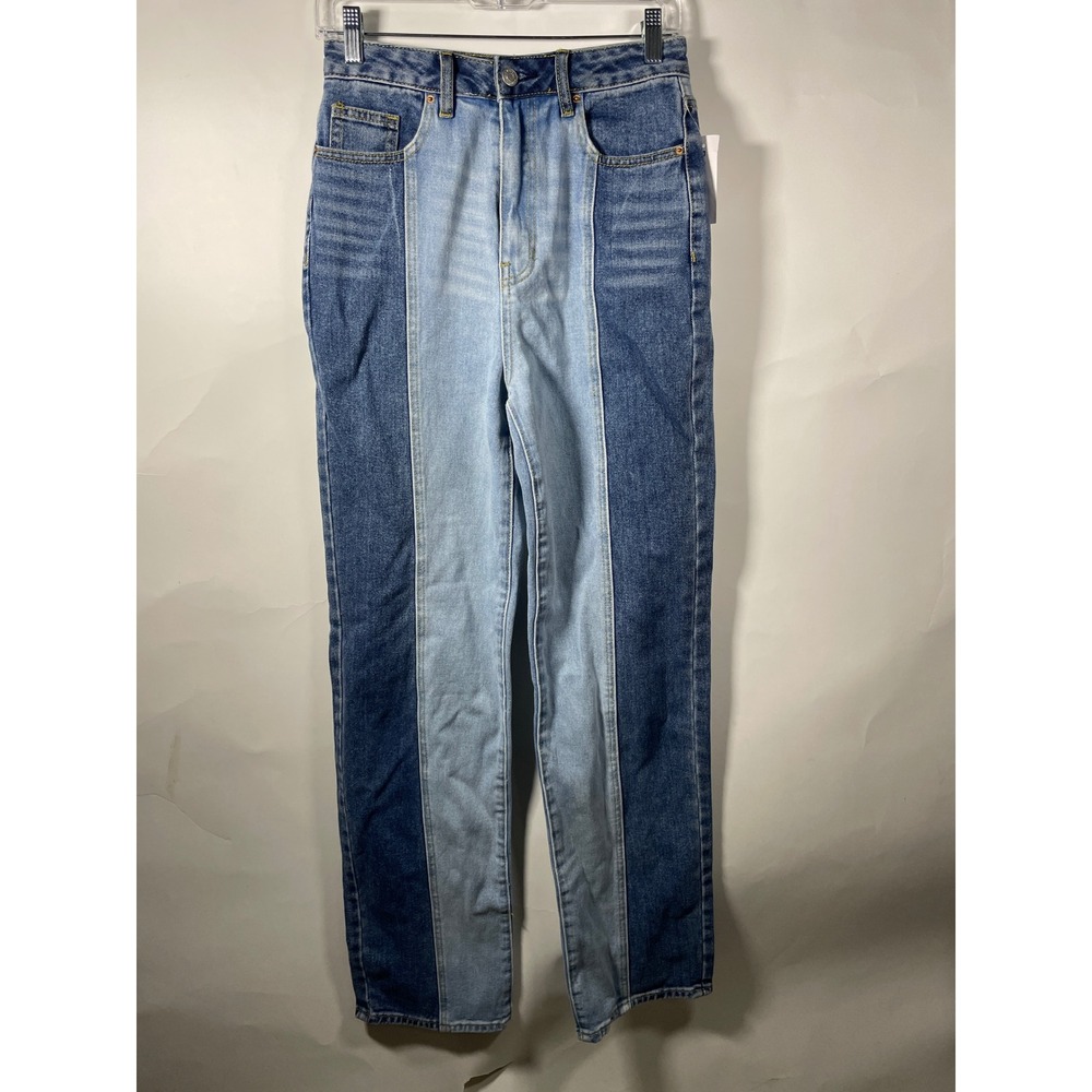 PacSun 90s Boyfriend Jeans Two Tone Denim Straight Leg Womens Size‎ 27